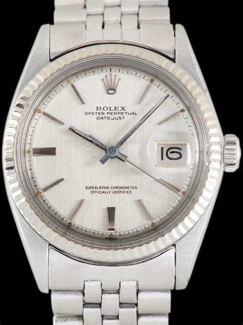 rolex datejust uomo 1964|rolex 1601 bezel.